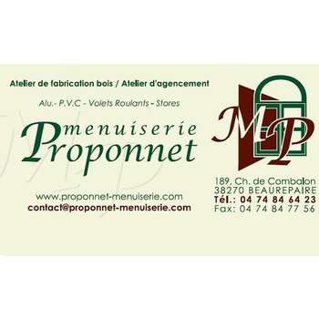 PROPONNET Gerald - Menuiserie