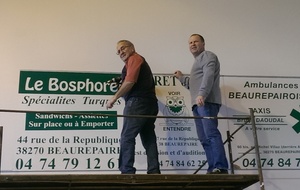 Gymnase: Les sponsors retrouvent leur place