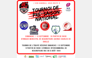 13/09: TOURNOI FEMININ DE RENTREE