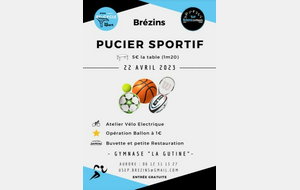 PUCIER SPORTIF A BREZINS LE 22 AVRIL