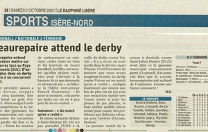 DL, 02 Octobre 2021: derby annoncé