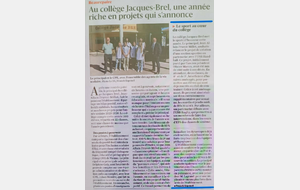 DL, 6 Septembre 2025: AS au collège J. Brel