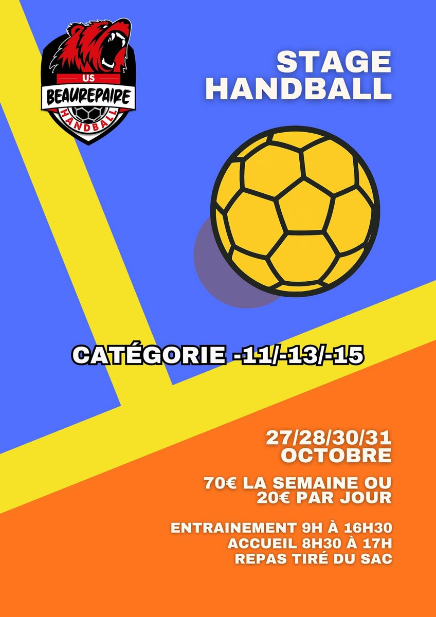 STAGE DE VACANCES M11 A M15