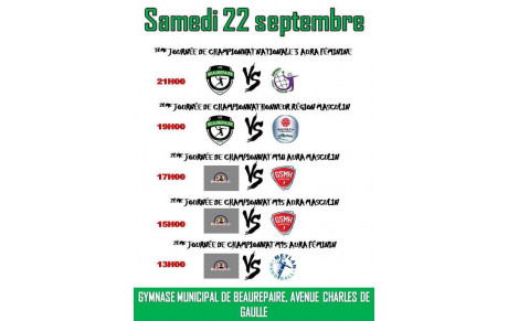 Gros Samedi au gymnase !!