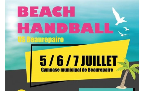 BEACH HANDBALL: UNE PREMIÈRE A BEAUREPAIRE !!