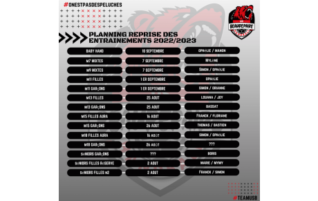 C'est la rentrée !!