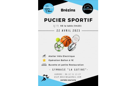PUCIER SPORTIF A BREZINS LE 22 AVRIL