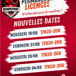 Inscriptions: nouveaux rendez-vous
