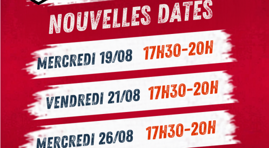 Inscriptions: nouveaux rendez-vous